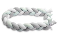 Warkocz ochraniacz do łóżeczka 210 cm Miętowy Gładki 1