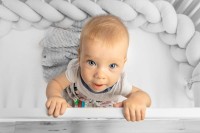 Warkocz ochraniacz do łóżeczka 210 cm 3