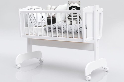 Kołyska biała EccoAnimals 90/40