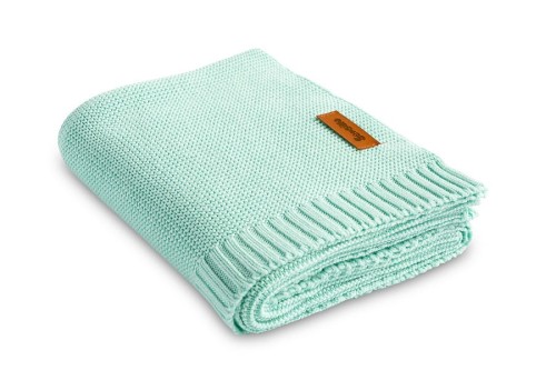 Kocyk bambusowo- bawełniany miętowy