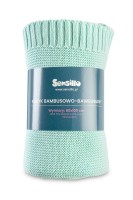 Kocyk bambusowo- bawełniany miętowy