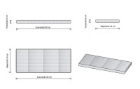 Materac piankowy wymiary 90x40