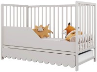 Łóżeczko Senso dla dziecka z barierką kaszmir