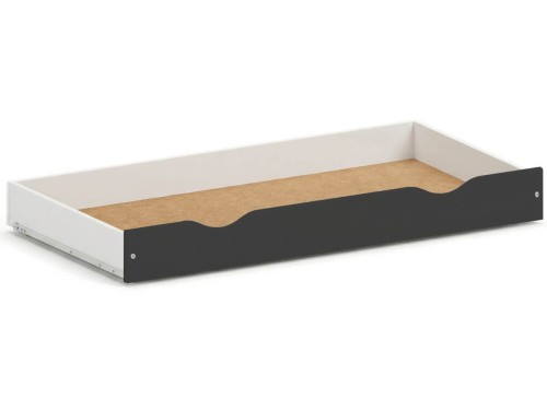 Szuflada do łóżeczka niemowlęcego 120x60 na prowadnicy antracyt