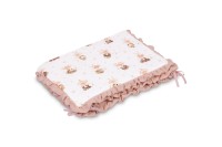 Różowy ochraniacz do łóżeczka