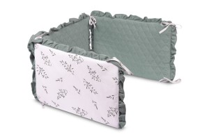 Ochraniacz muślin Gałązki z falbanką