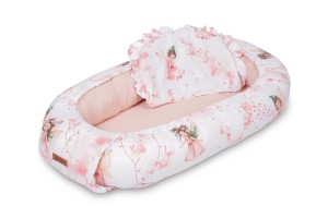 Kokon muślin Wróżki z poduszką