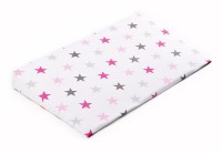 Poszewka gwiazdki różowe, klin do łóżeczka