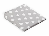 Poszewka gwiazdki szare, klin do wózka