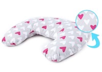 Rogal dokarmienia różowe serduszka