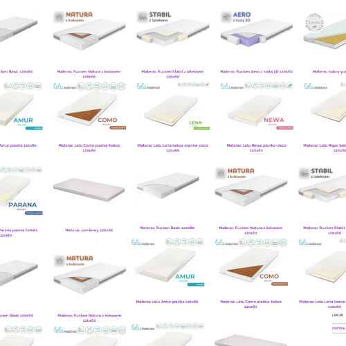 Łóżeczko bez materaca